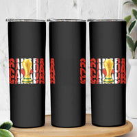 Proud Canada National Soccer Lover Fan Gift Skinny Tumbler