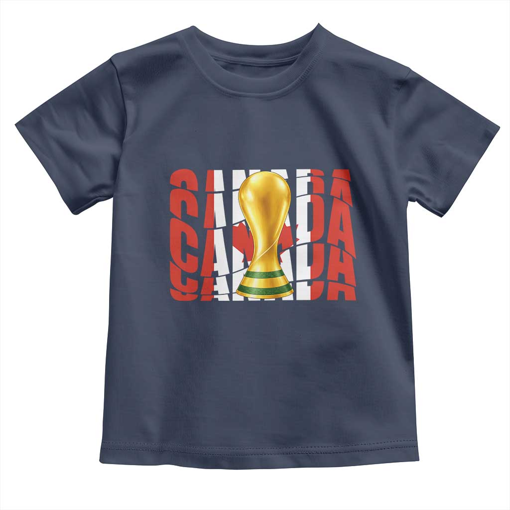 Proud Canada National Soccer Lover Fan Gift Toddler T Shirt