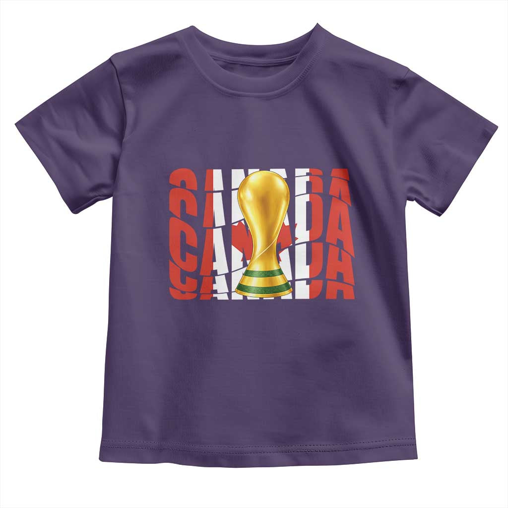 Proud Canada National Soccer Lover Fan Gift Toddler T Shirt