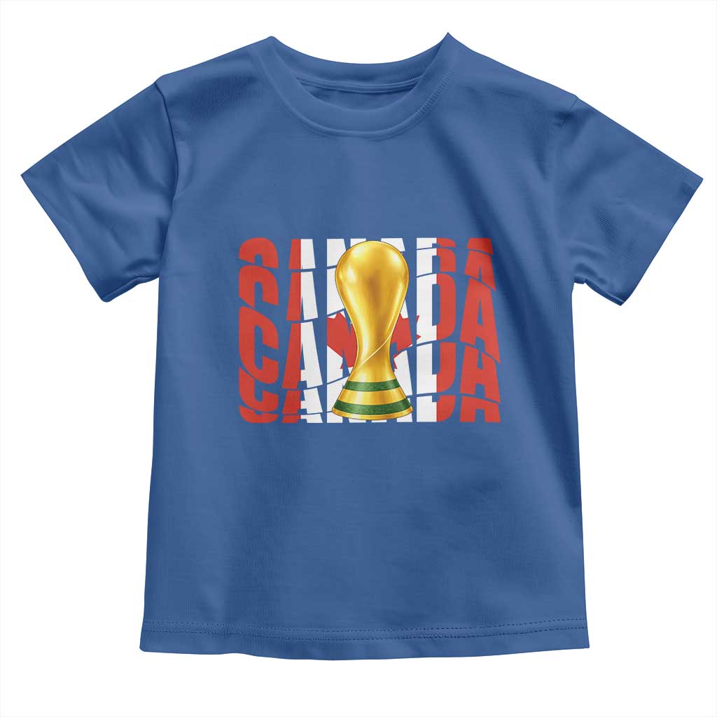 Proud Canada National Soccer Lover Fan Gift Toddler T Shirt