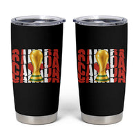 Proud Canada National Soccer Lover Fan Gift Tumbler Cup