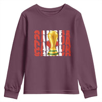 Proud Canada National Soccer Lover Fan Gift Youth Sweatshirt