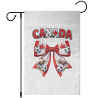 Proud Canadian National Soccer Lover Garden Flag Football Fan Gift