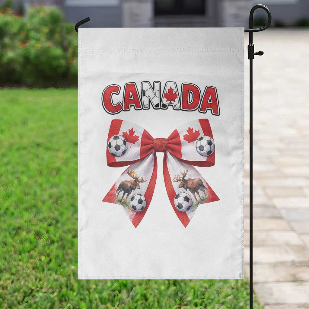 Proud Canadian National Soccer Lover Garden Flag Football Fan Gift