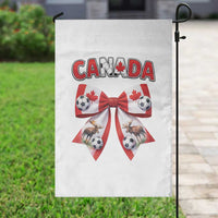 Proud Canadian National Soccer Lover Garden Flag Football Fan Gift