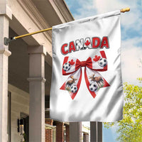 Proud Canadian National Soccer Lover Garden Flag Football Fan Gift