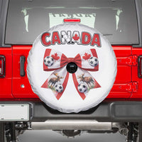 Proud Canadian National Soccer Lover Spare Tire Cover Football Fan Gift