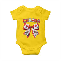 Proud Canadian National Soccer Lover Baby Onesie Football Fan Gift