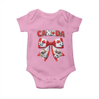 Proud Canadian National Soccer Lover Baby Onesie Football Fan Gift