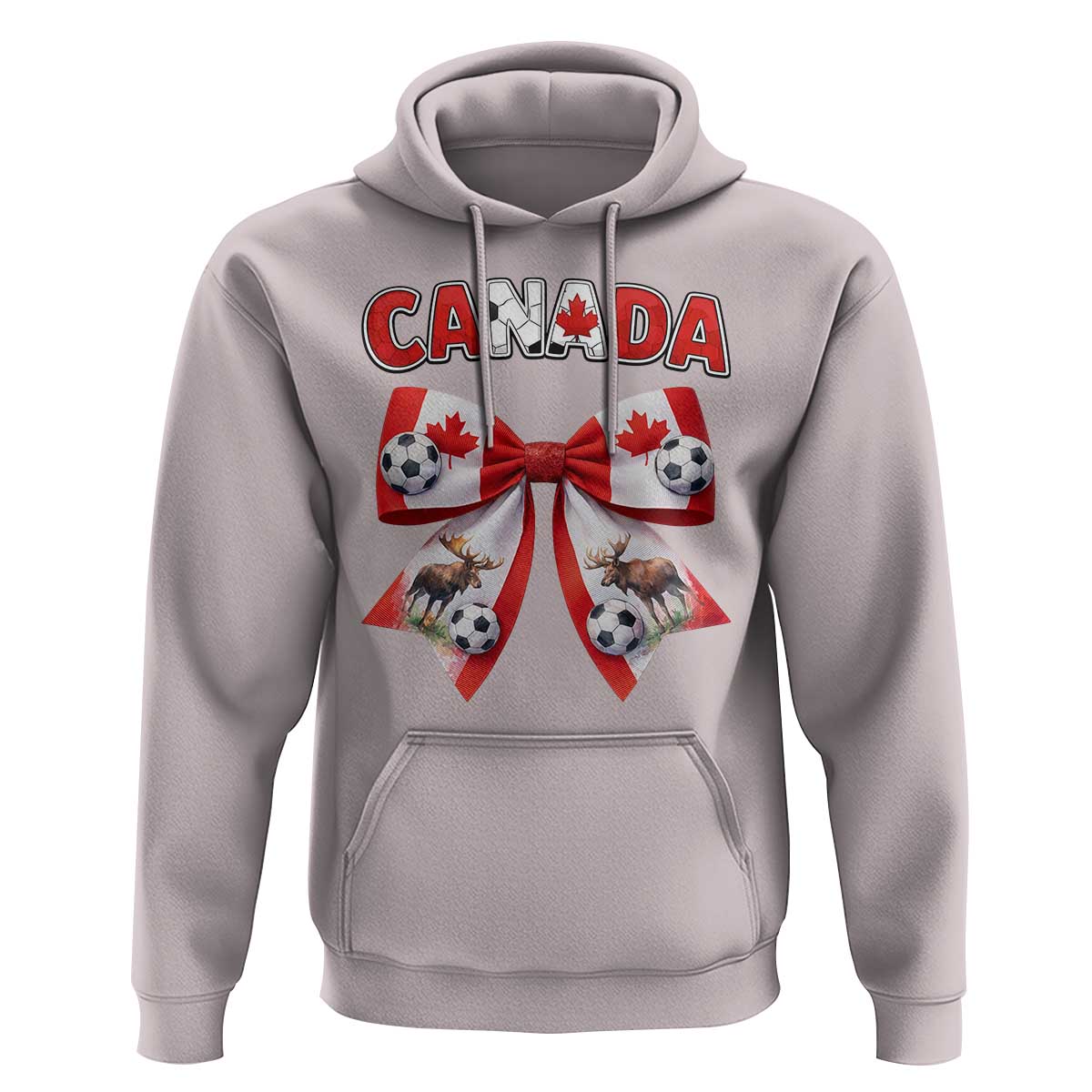 Proud Canadian National Soccer Lover Hoodie Football Fan Gift
