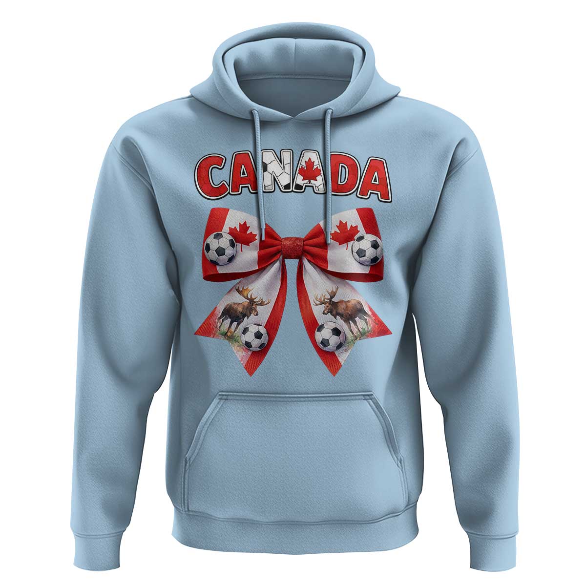 Proud Canadian National Soccer Lover Hoodie Football Fan Gift