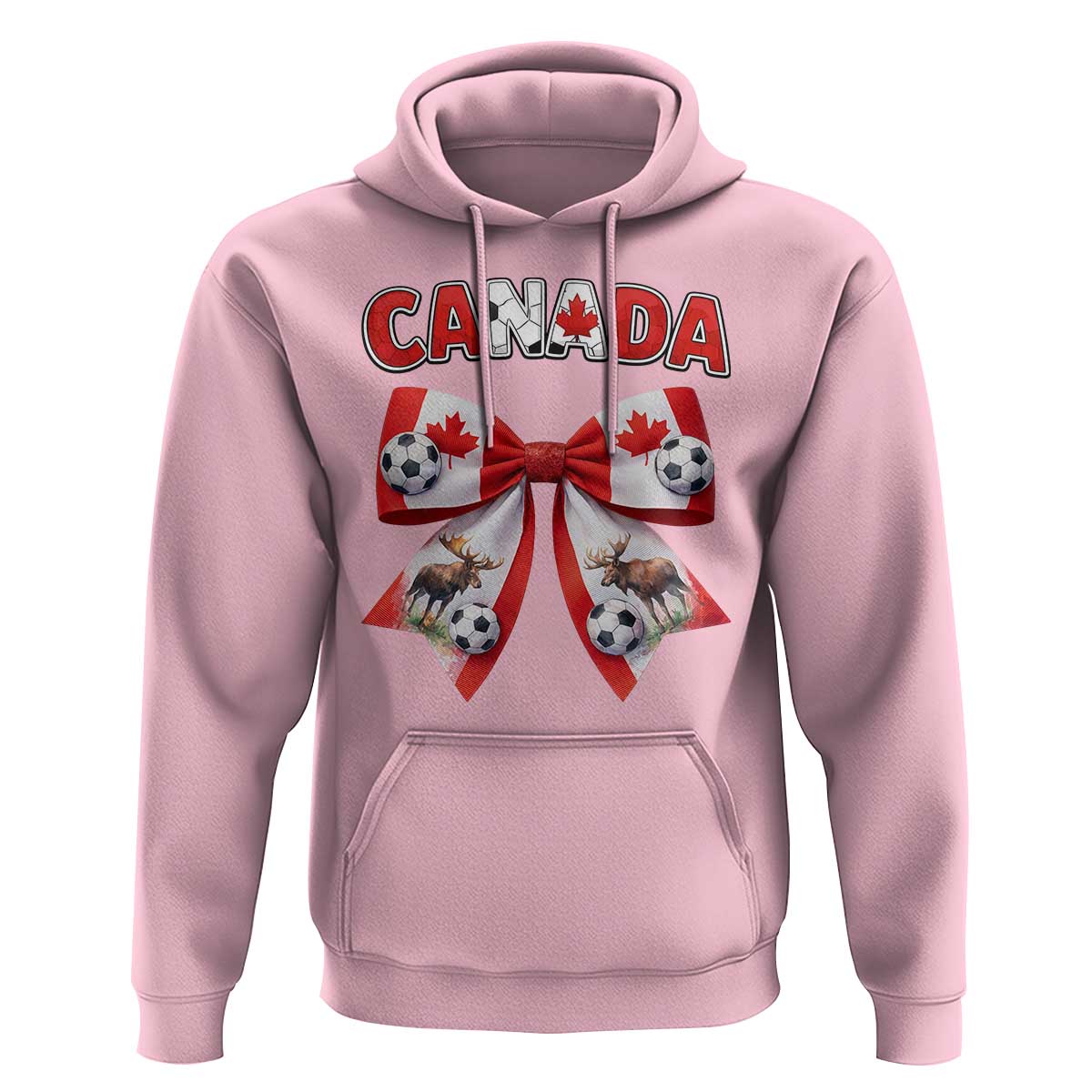 Proud Canadian National Soccer Lover Hoodie Football Fan Gift