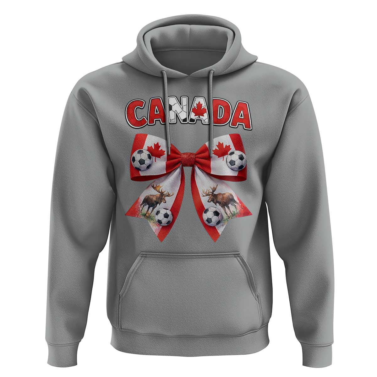 Proud Canadian National Soccer Lover Hoodie Football Fan Gift