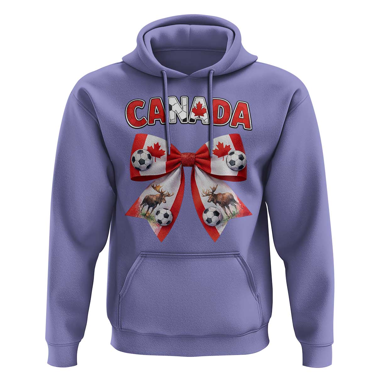 Proud Canadian National Soccer Lover Hoodie Football Fan Gift