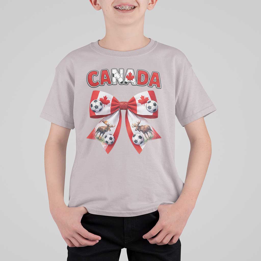 Proud Canadian National Soccer Lover T Shirt For Kid Football Fan Gift