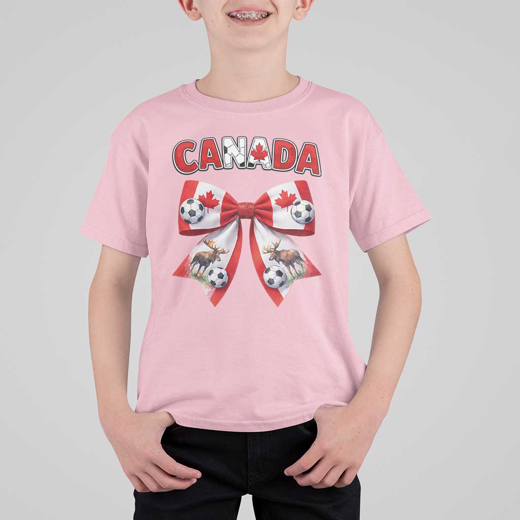 Proud Canadian National Soccer Lover T Shirt For Kid Football Fan Gift