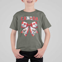 Proud Canadian National Soccer Lover T Shirt For Kid Football Fan Gift