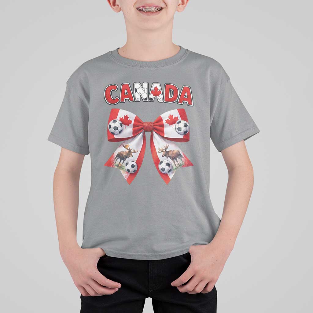 Proud Canadian National Soccer Lover T Shirt For Kid Football Fan Gift