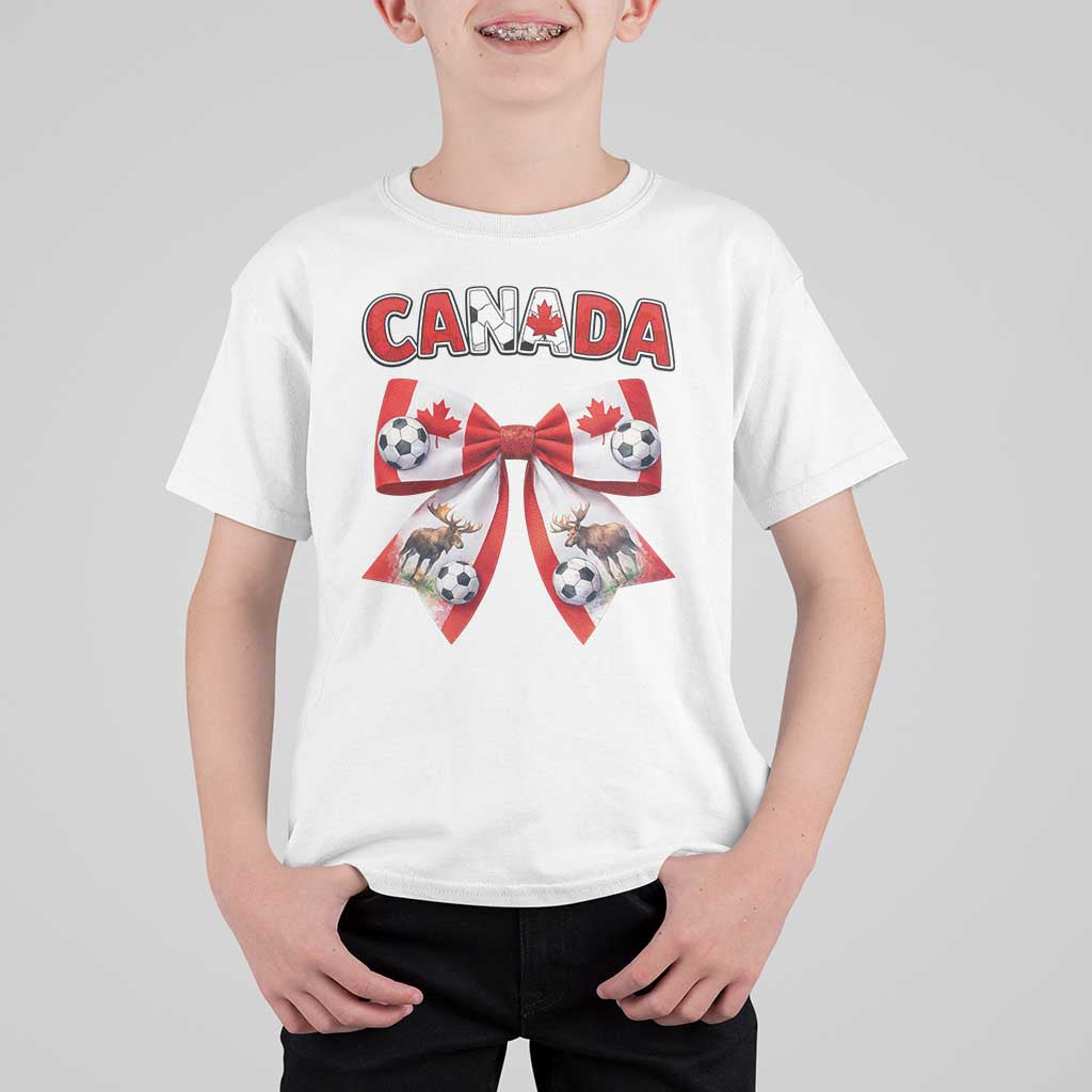 Proud Canadian National Soccer Lover T Shirt For Kid Football Fan Gift