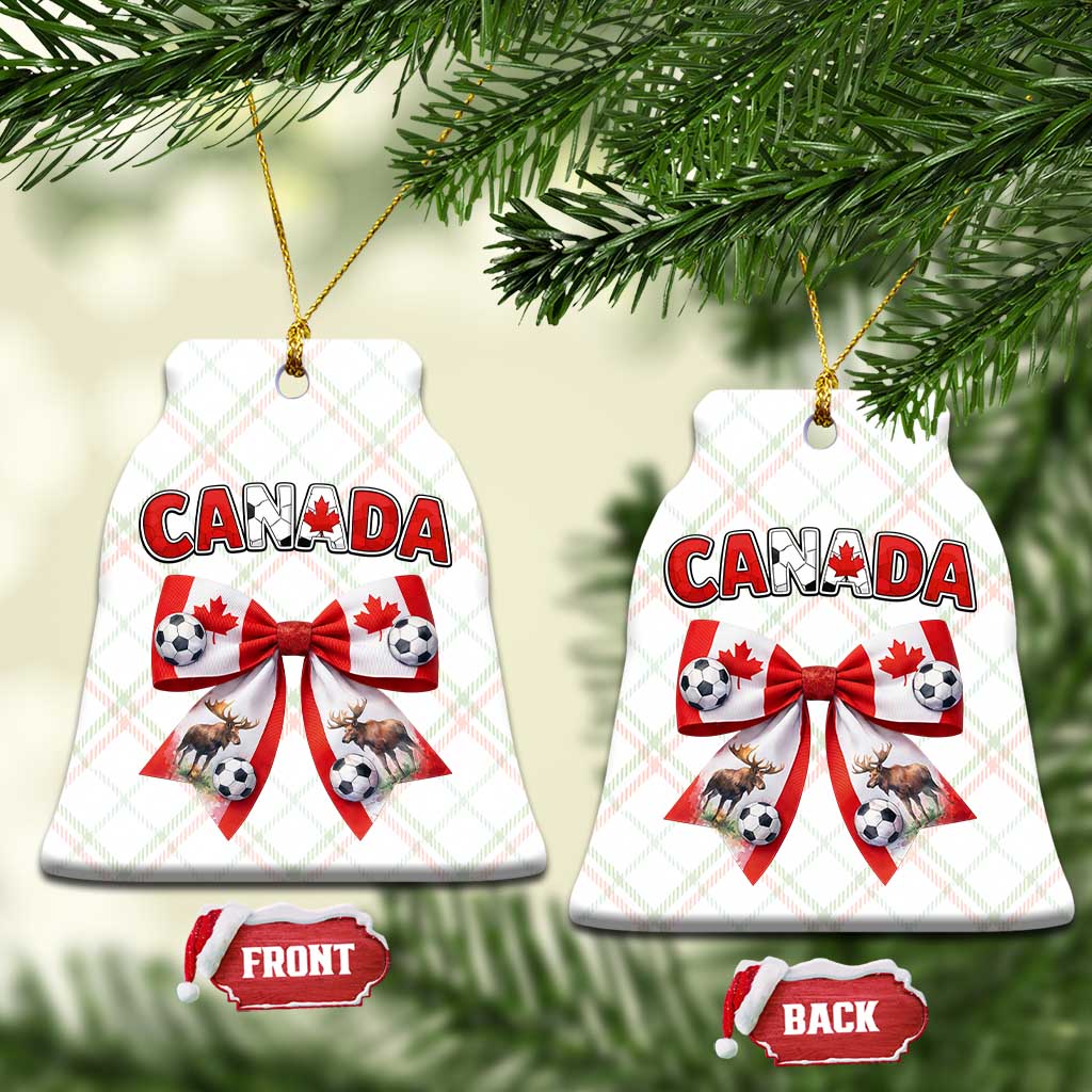 Proud Canadian National Soccer Lover Ceramic Ornament Football Fan Gift