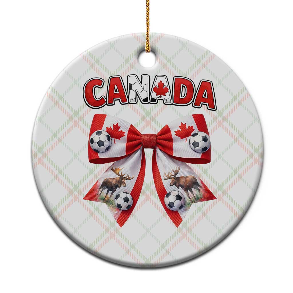 Proud Canadian National Soccer Lover Ceramic Ornament Football Fan Gift