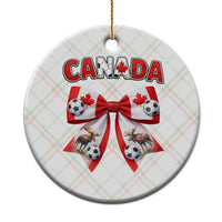 Proud Canadian National Soccer Lover Ceramic Ornament Football Fan Gift