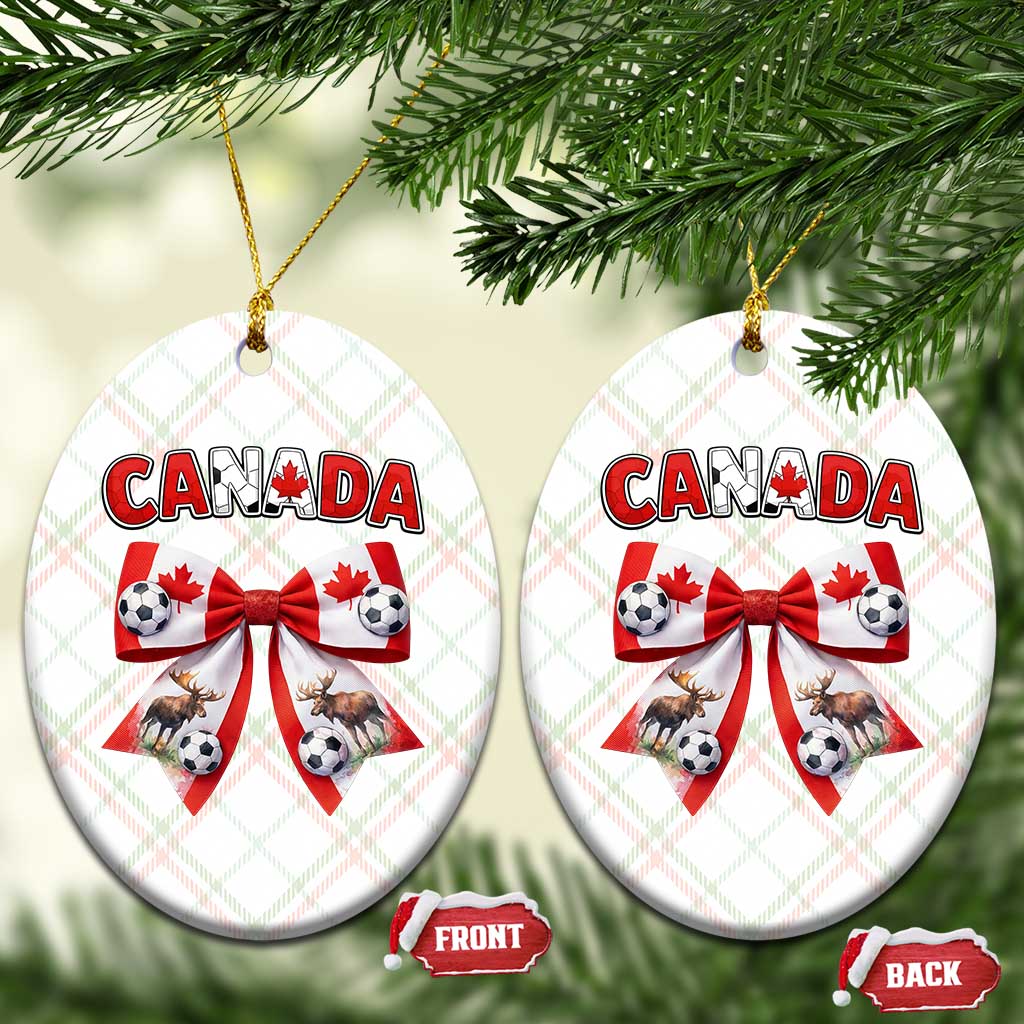 Proud Canadian National Soccer Lover Ceramic Ornament Football Fan Gift