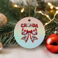 Proud Canadian National Soccer Lover Ceramic Ornament Football Fan Gift