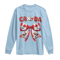 Proud Canadian National Soccer Lover Long Sleeve Shirt Football Fan Gift