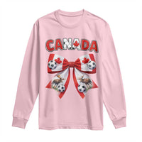 Proud Canadian National Soccer Lover Long Sleeve Shirt Football Fan Gift