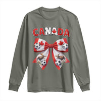 Proud Canadian National Soccer Lover Long Sleeve Shirt Football Fan Gift