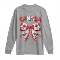 Proud Canadian National Soccer Lover Long Sleeve Shirt Football Fan Gift
