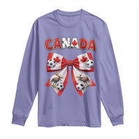 Proud Canadian National Soccer Lover Long Sleeve Shirt Football Fan Gift