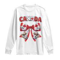 Proud Canadian National Soccer Lover Long Sleeve Shirt Football Fan Gift