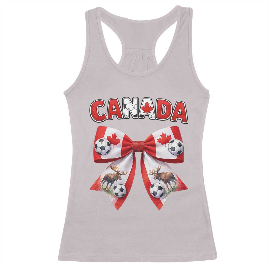 Proud Canadian National Soccer Lover Racerback Tank Top Football Fan Gift