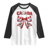 Proud Canadian National Soccer Lover Raglan Shirt Football Fan Gift