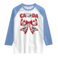 Proud Canadian National Soccer Lover Raglan Shirt Football Fan Gift