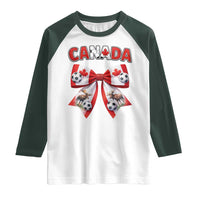 Proud Canadian National Soccer Lover Raglan Shirt Football Fan Gift