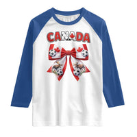 Proud Canadian National Soccer Lover Raglan Shirt Football Fan Gift