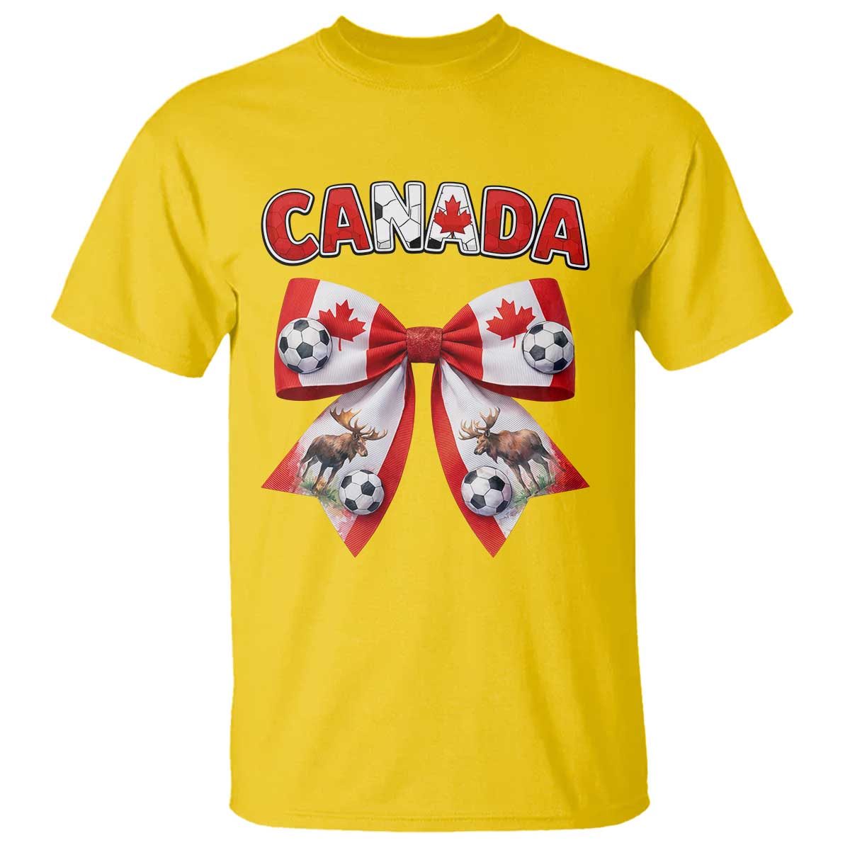 Proud Canadian National Soccer Lover T Shirt Football Fan Gift