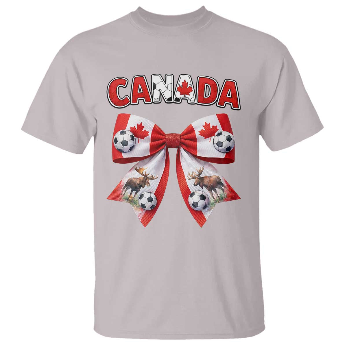 Proud Canadian National Soccer Lover T Shirt Football Fan Gift