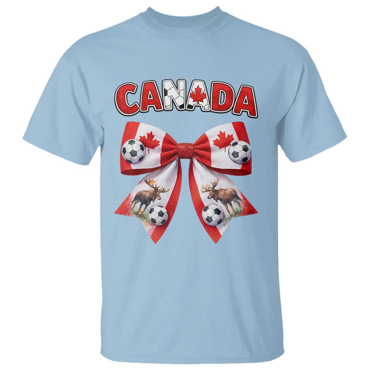 Proud Canadian National Soccer Lover T Shirt Football Fan Gift