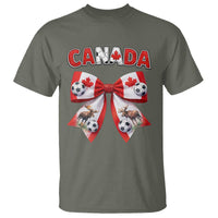 Proud Canadian National Soccer Lover T Shirt Football Fan Gift
