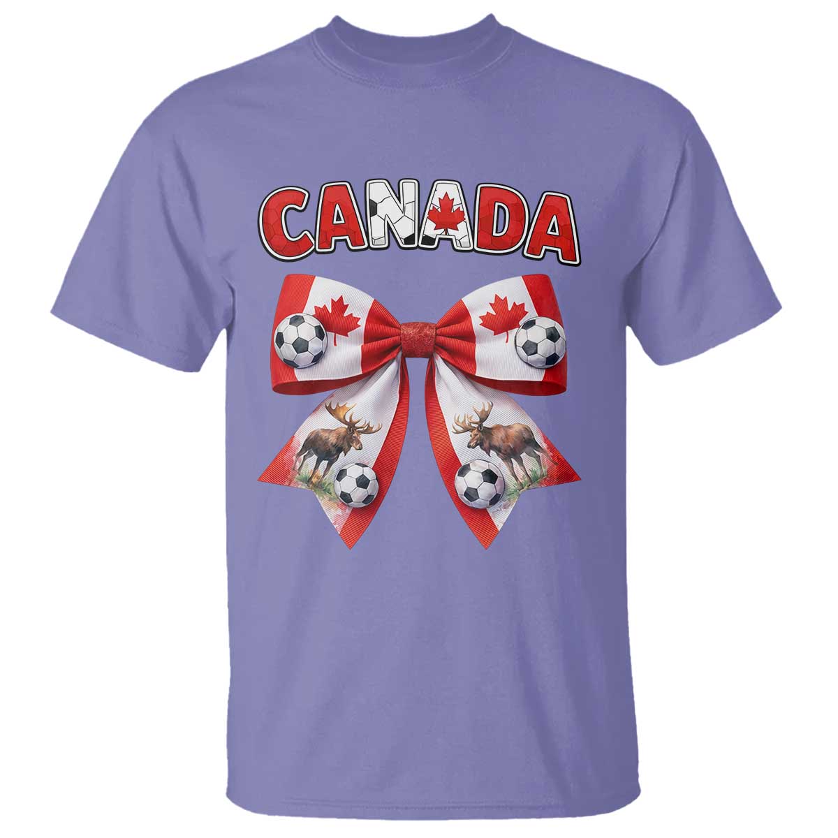 Proud Canadian National Soccer Lover T Shirt Football Fan Gift
