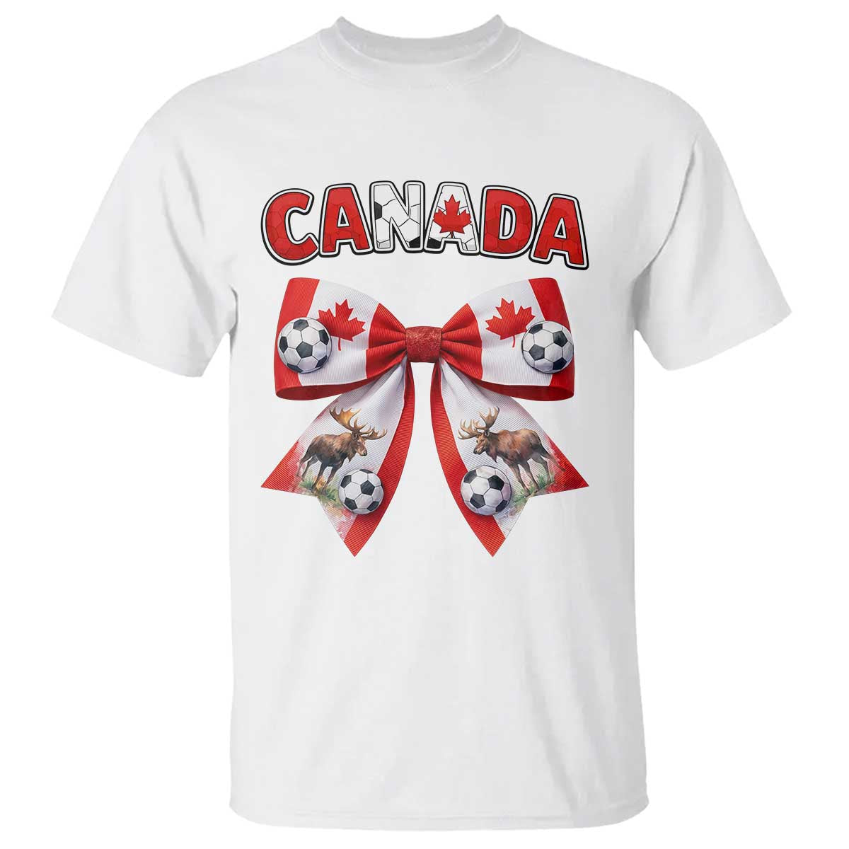 Proud Canadian National Soccer Lover T Shirt Football Fan Gift
