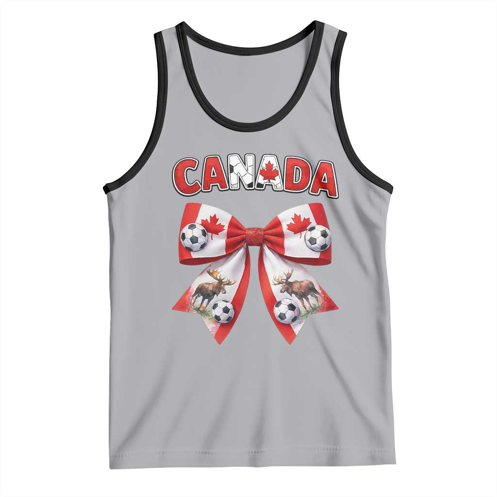 Proud Canadian National Soccer Lover Tank Top Football Fan Gift