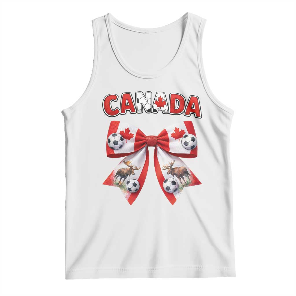 Proud Canadian National Soccer Lover Tank Top Football Fan Gift