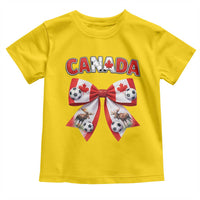 Proud Canadian National Soccer Lover Toddler T Shirt Football Fan Gift