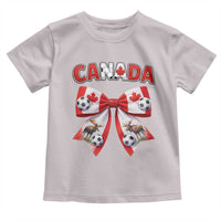 Proud Canadian National Soccer Lover Toddler T Shirt Football Fan Gift