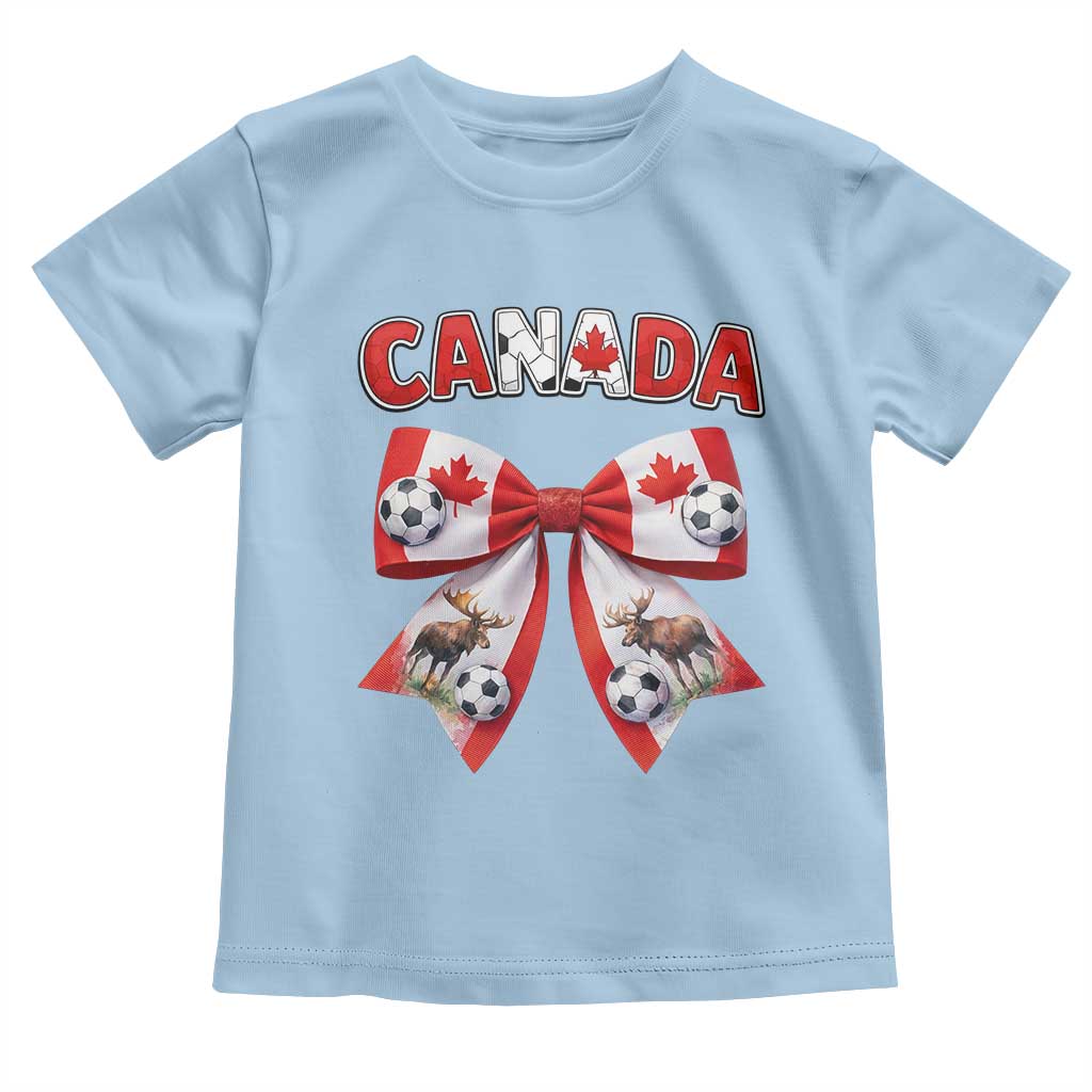 Proud Canadian National Soccer Lover Toddler T Shirt Football Fan Gift